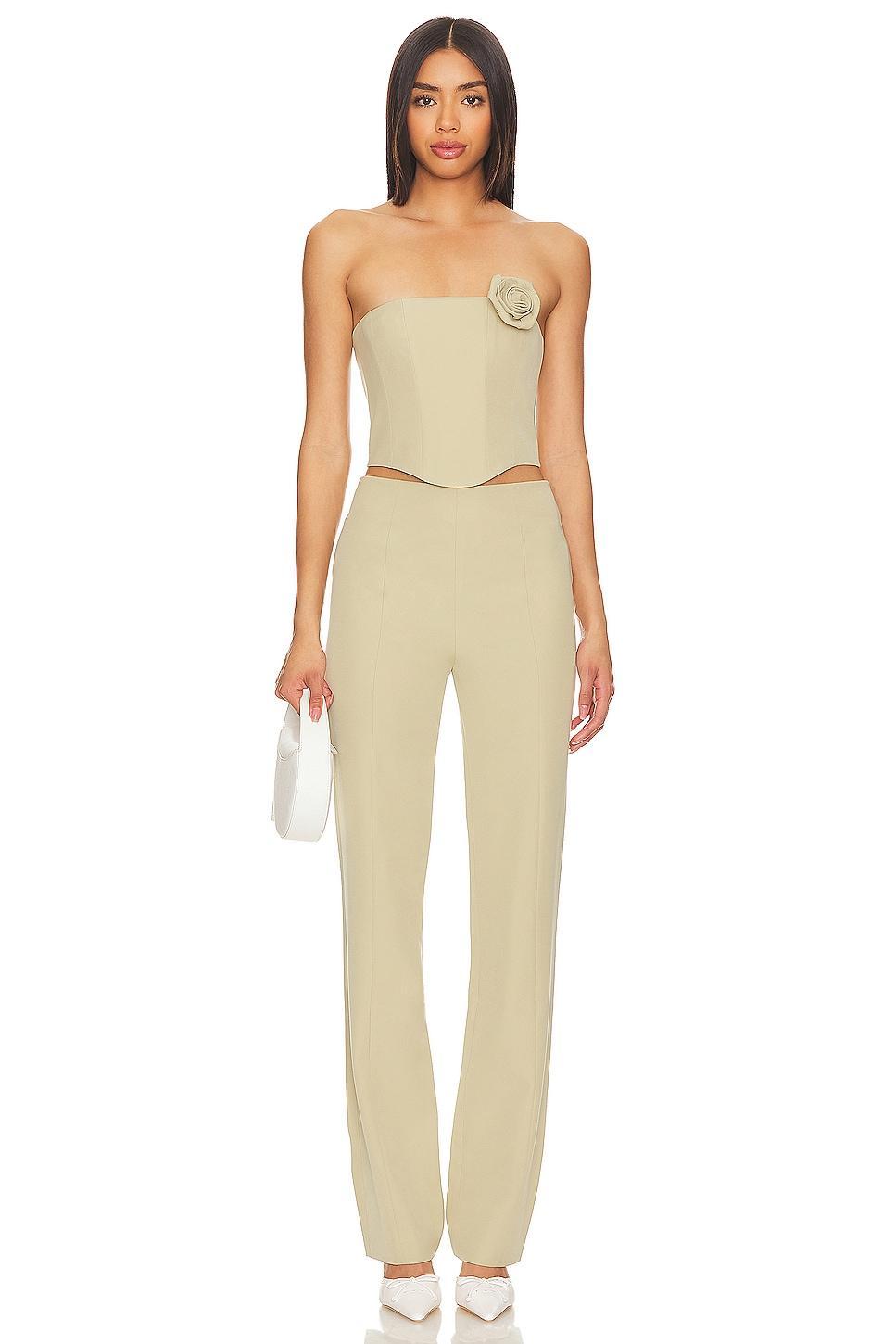 Lovers and Friends x Anja Dujaković Lyra Pant in Sage Green Product Image