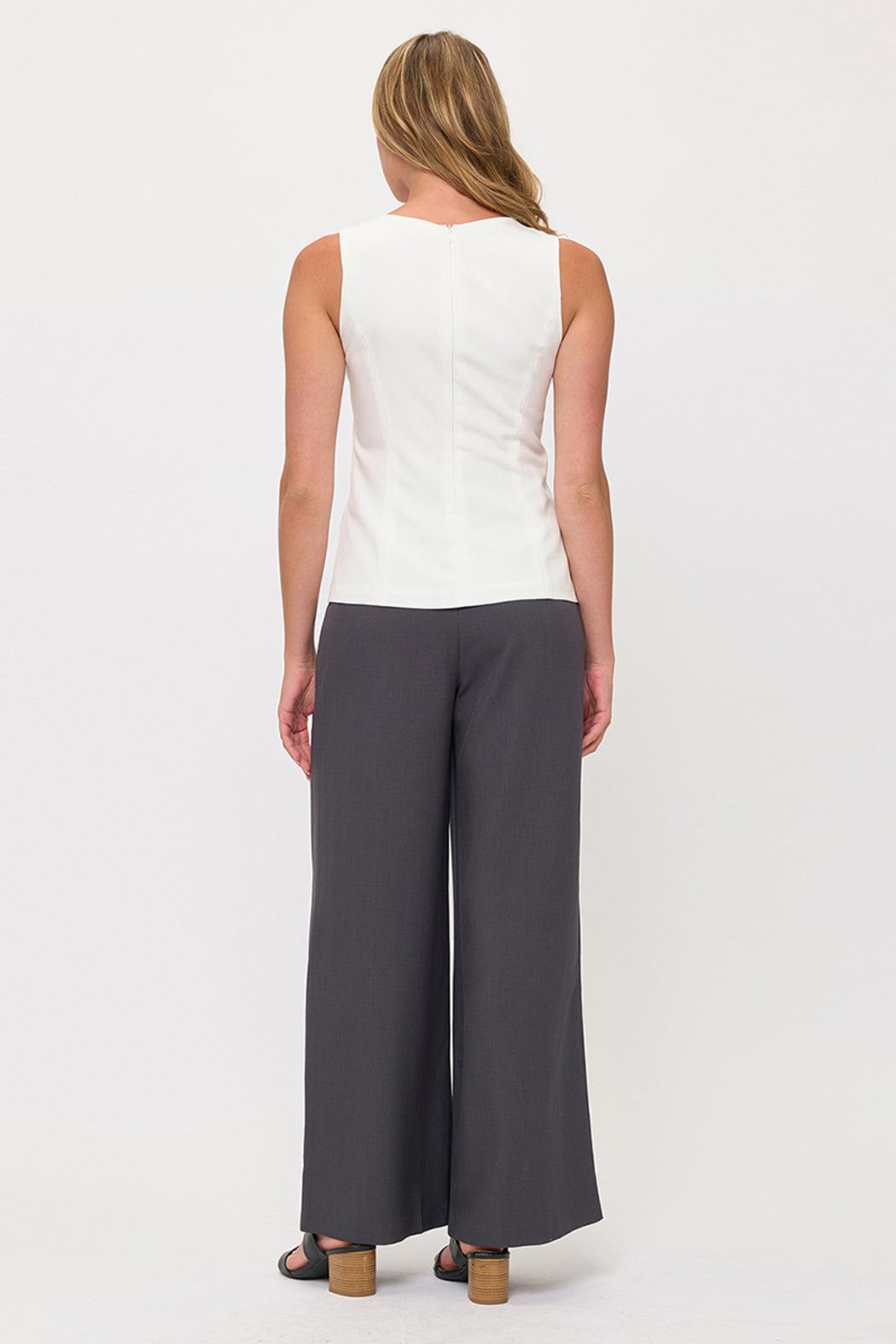 Sleeveless Top & Wide-Leg Trousers 2 Piece Sets Product Image