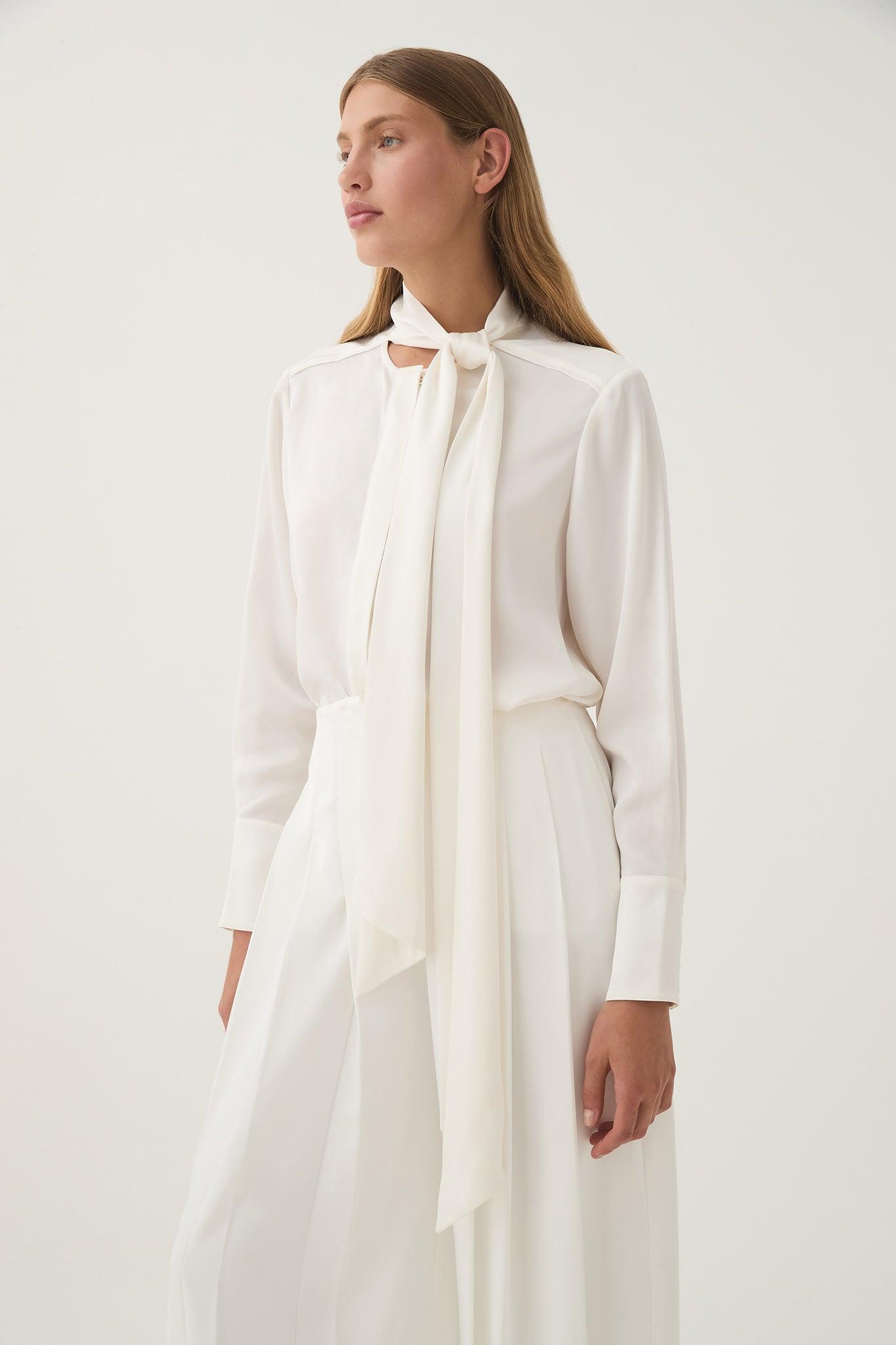 Dura Pussy Bow Blouse Product Image