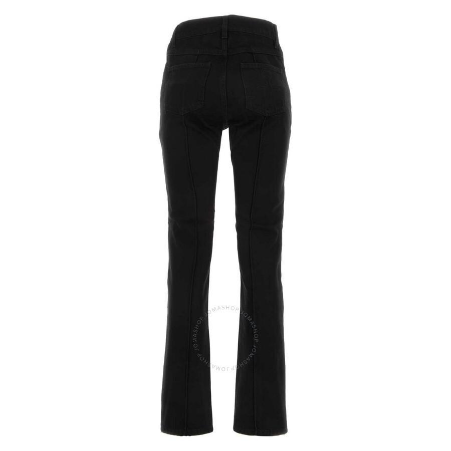 JW ANDERSON Black Denim Women Jeans Product Image