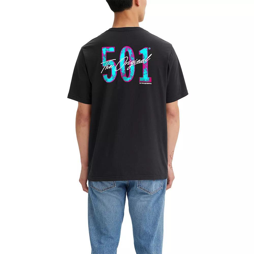 Men's Levi's® Relaxed-Fit Tee, Size: Large, Black Product Image