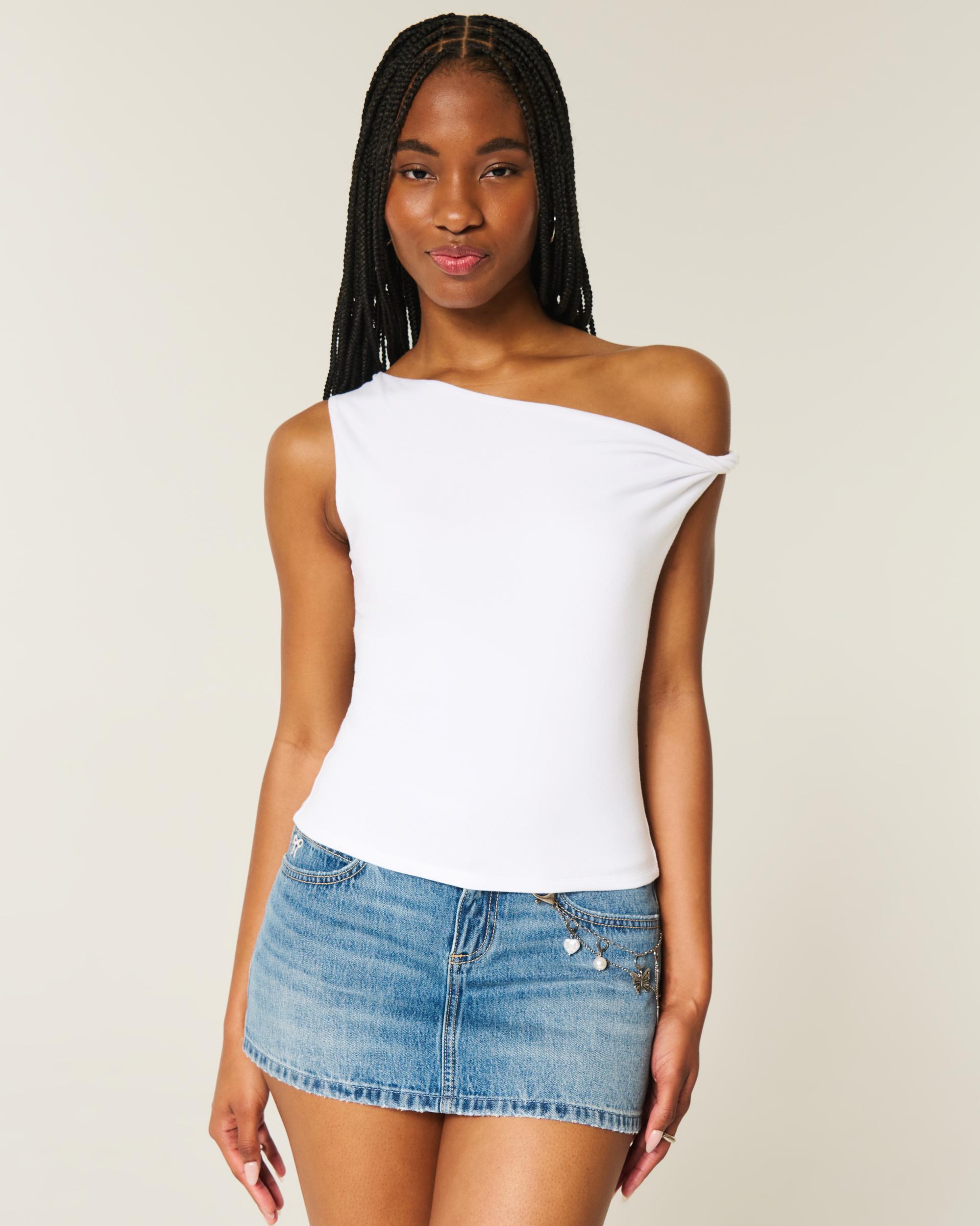 Asymmetrical Off-the-Shoulder Top Product Image