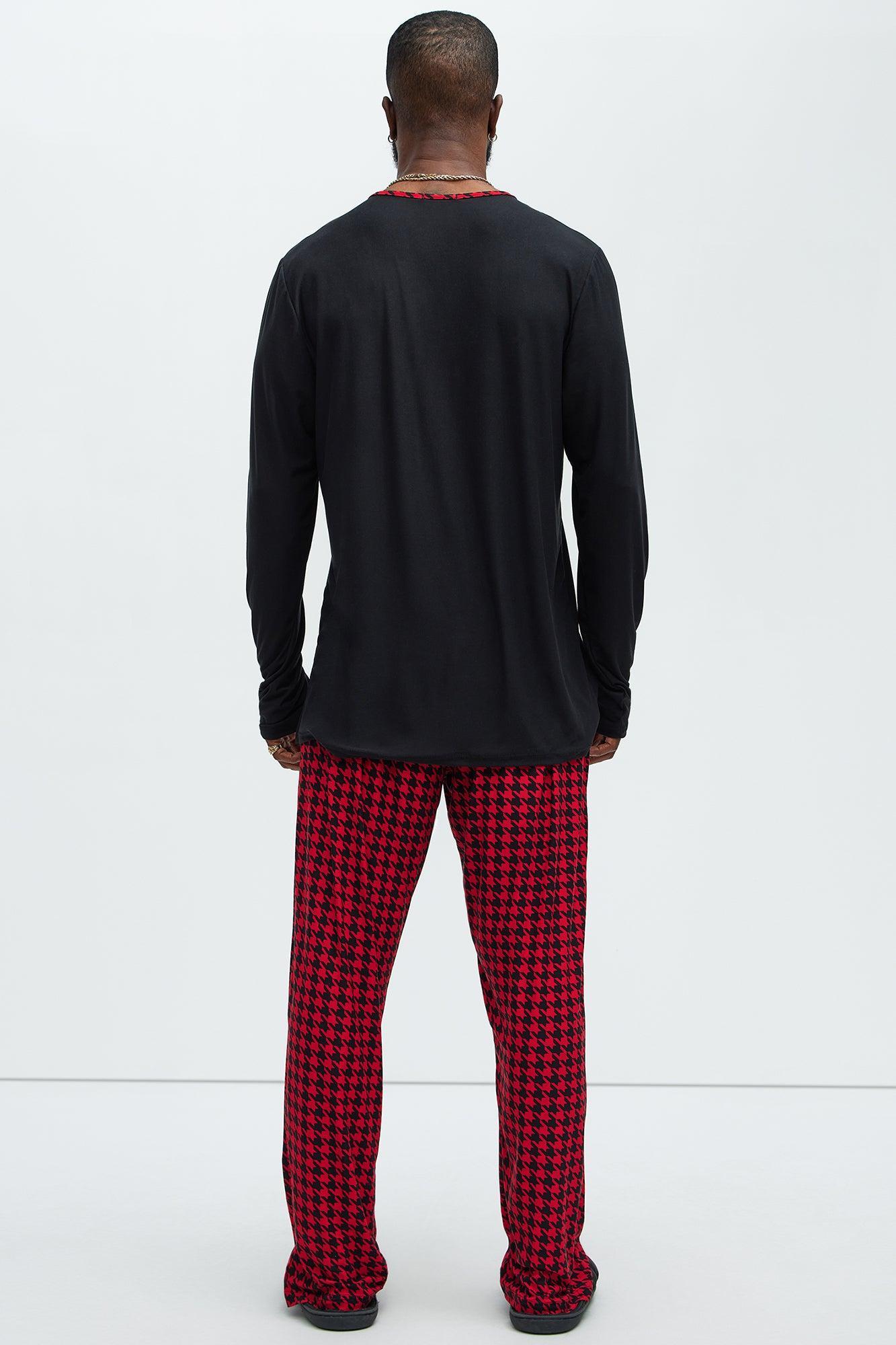 Christmas Squad Holiday PJ Set - Black/Red Product Image