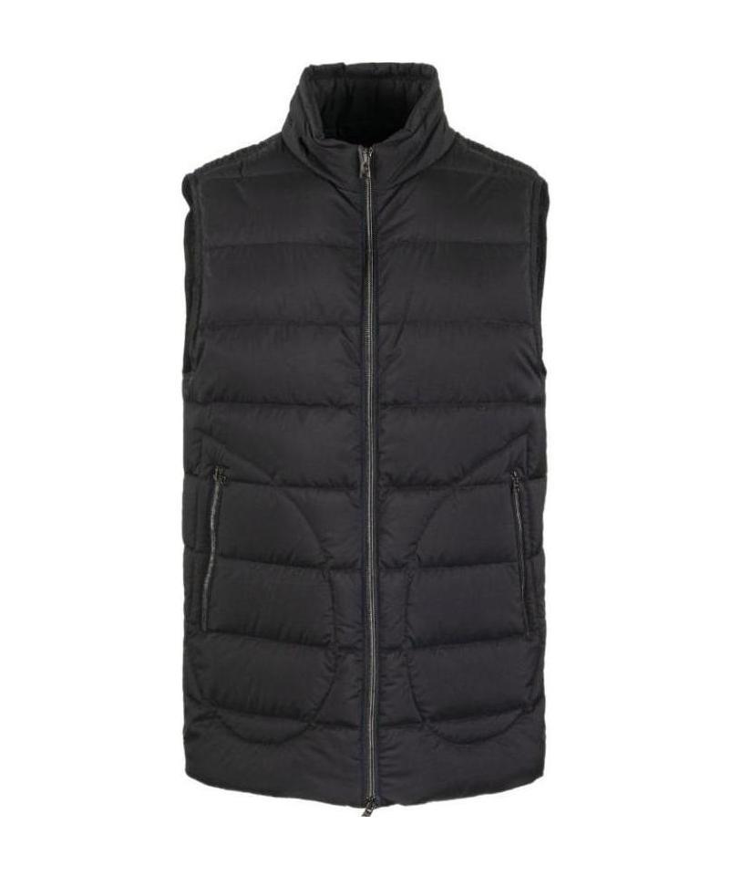 HERNO Zipped Gilet Jacket In Black Product Image