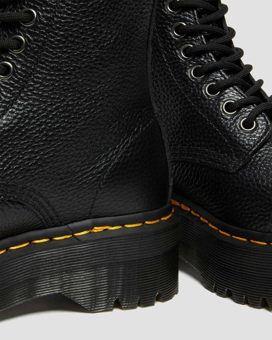 Dr Martens Sinclair flatform zip tumbled leather boots Product Image
