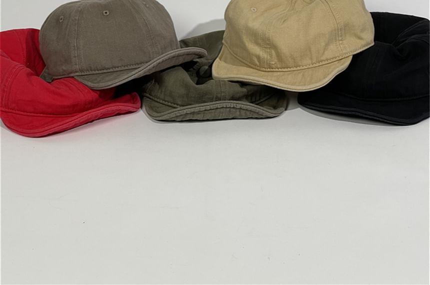 Plain Panel Baseball Cap Product Image