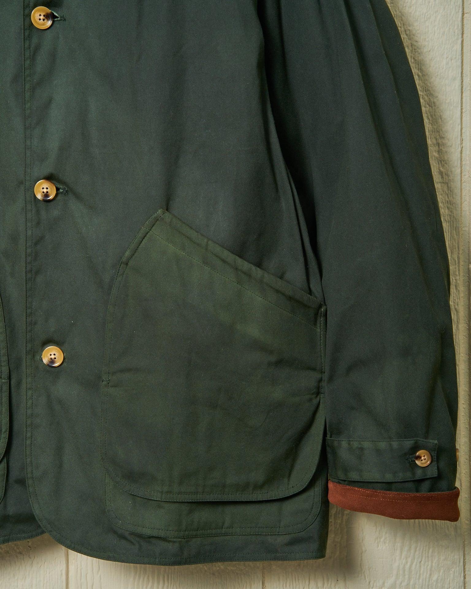 Gamekeeper Jacket in Olive Waxed Canvas Product Image