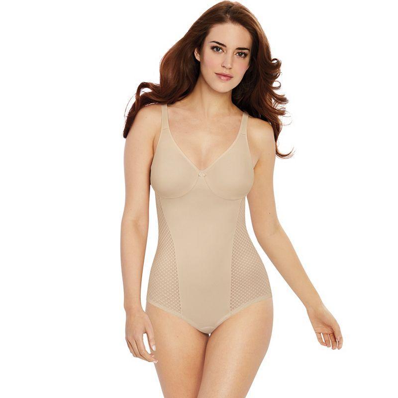 Bali Passion For Comfort Minimizing Bodysuit DF1009, Women's, Size: 40 C, Black Product Image