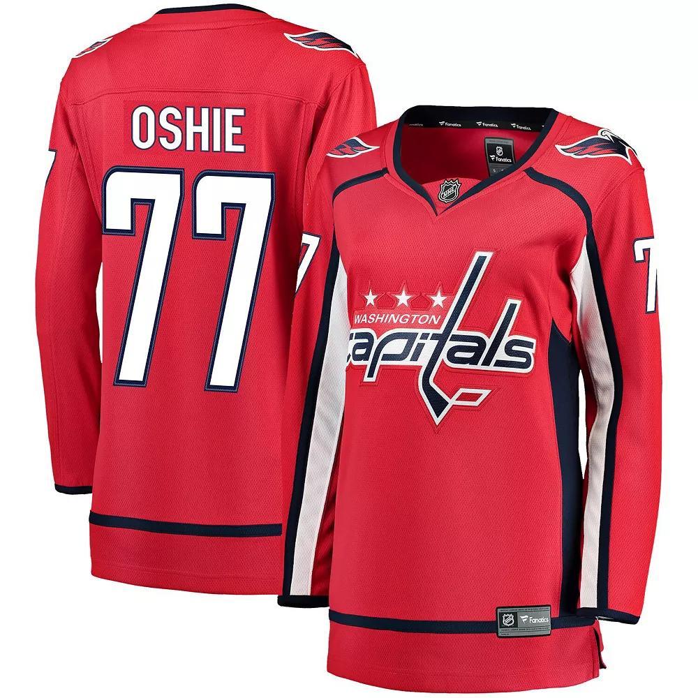 Womens Fanatics Branded TJ Oshie Washington Capitals Breakaway Player Jersey Product Image