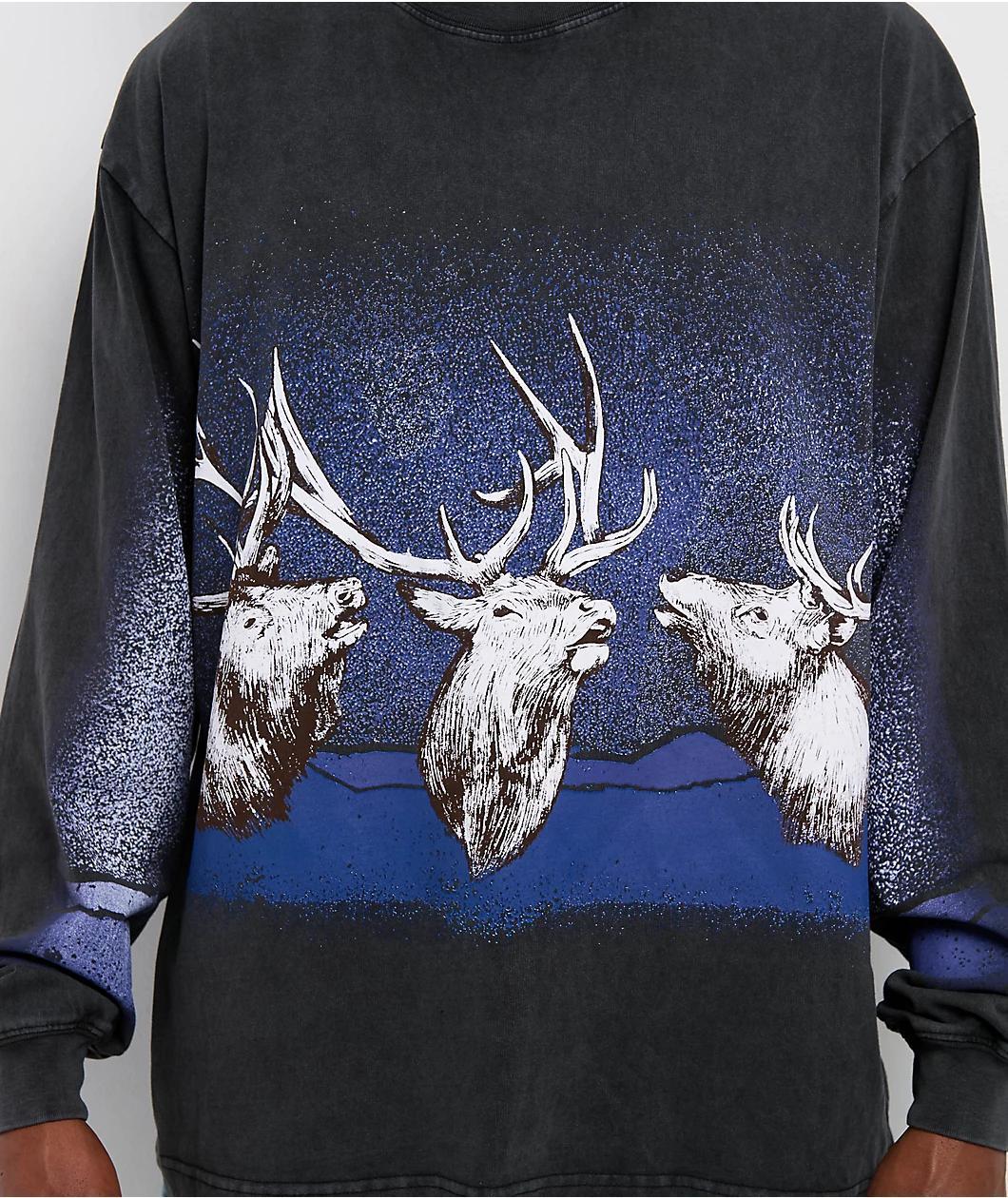 Dravus 100 Acre Wood Black Long Sleeve T-Shirt Product Image