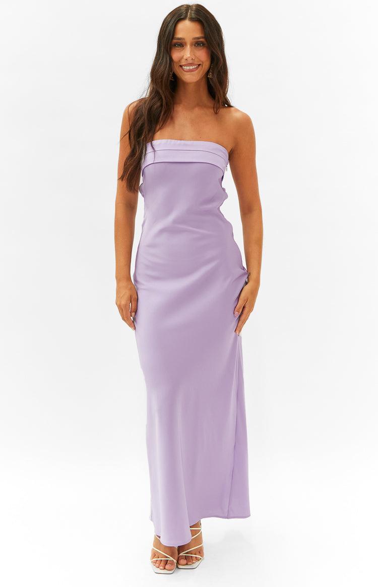 Maiah Lilac Maxi Dress Product Image