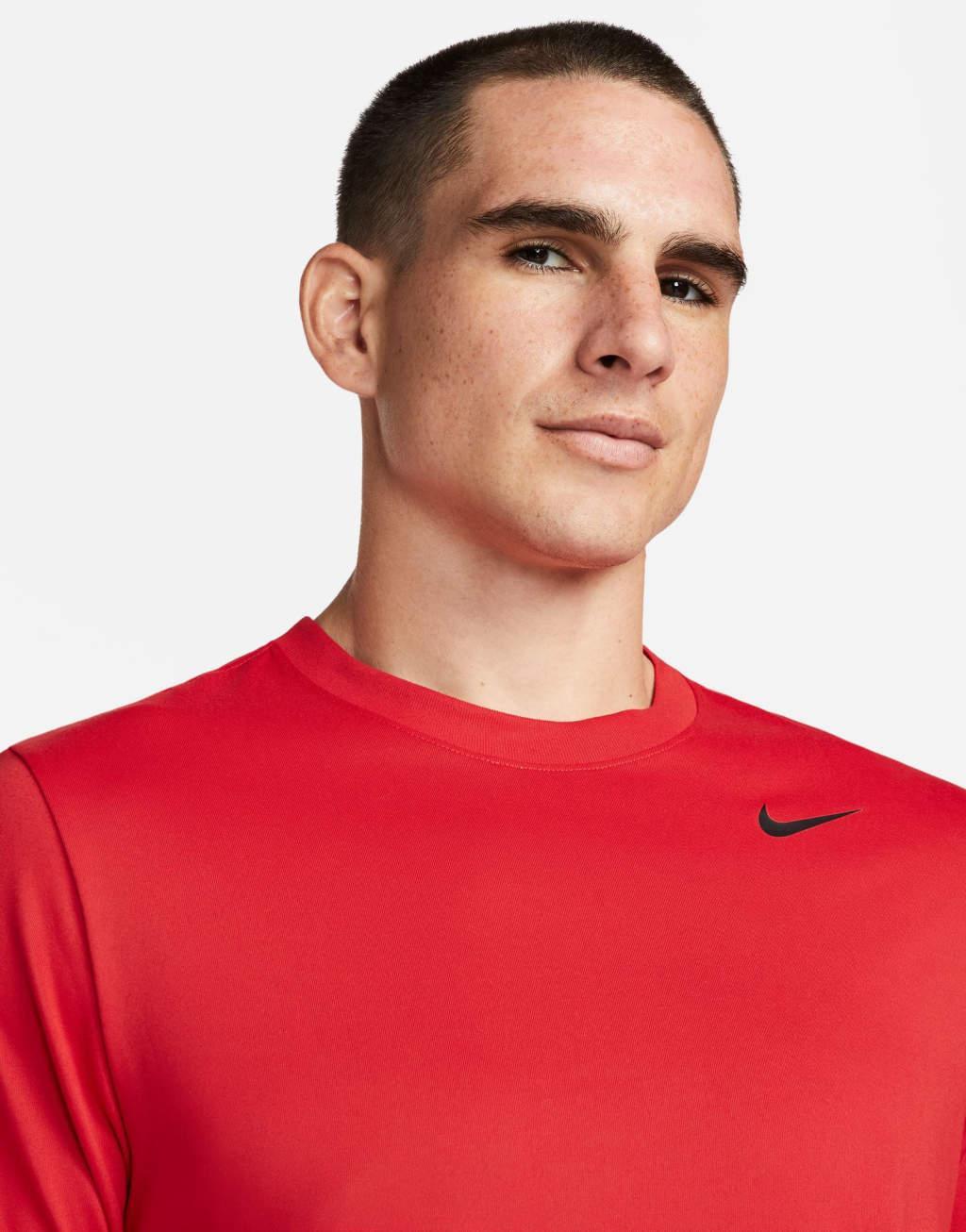 Nike Training Dri-FIT Legend t-shirt in red Product Image