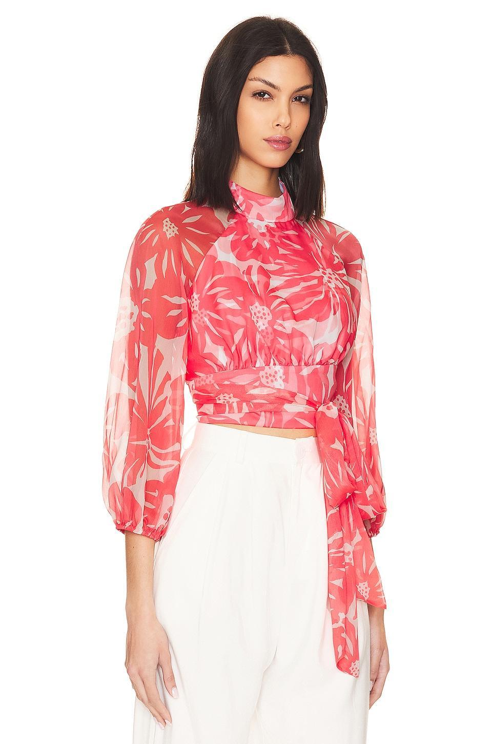 X Revolve Aurelie Long Sleeve Top Amanda Uprichard Product Image