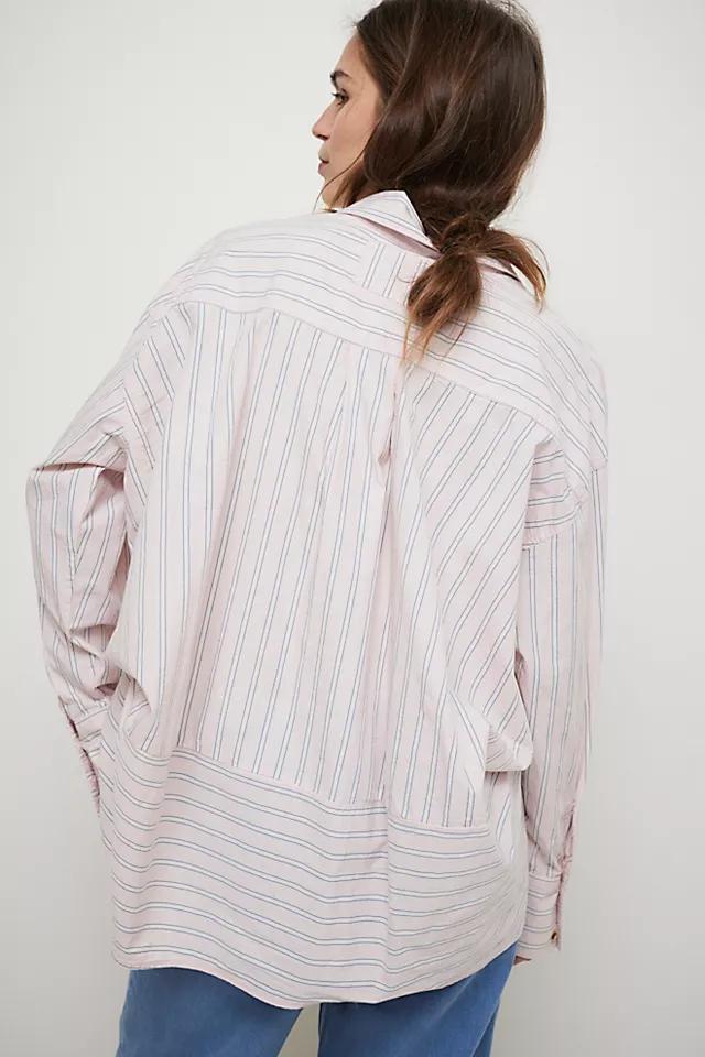 We The Free Striped Varsity Vibes Shirt Product Image