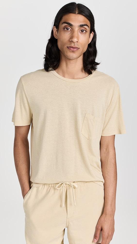 Marine Layer Relaxed Hemp Cotton Tee | Shopbop Product Image