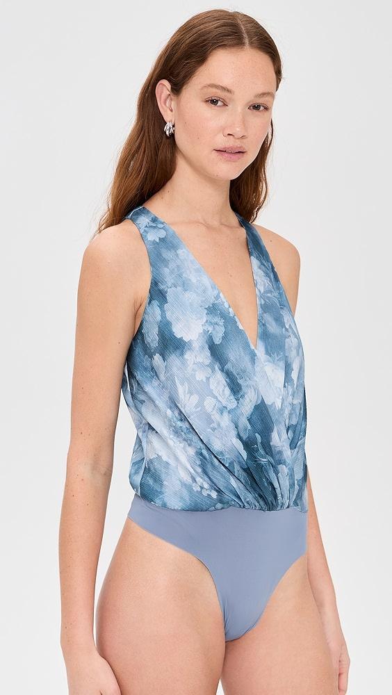 L'AGENCE Ichirou Necktie Bodysuit | Shopbop Product Image
