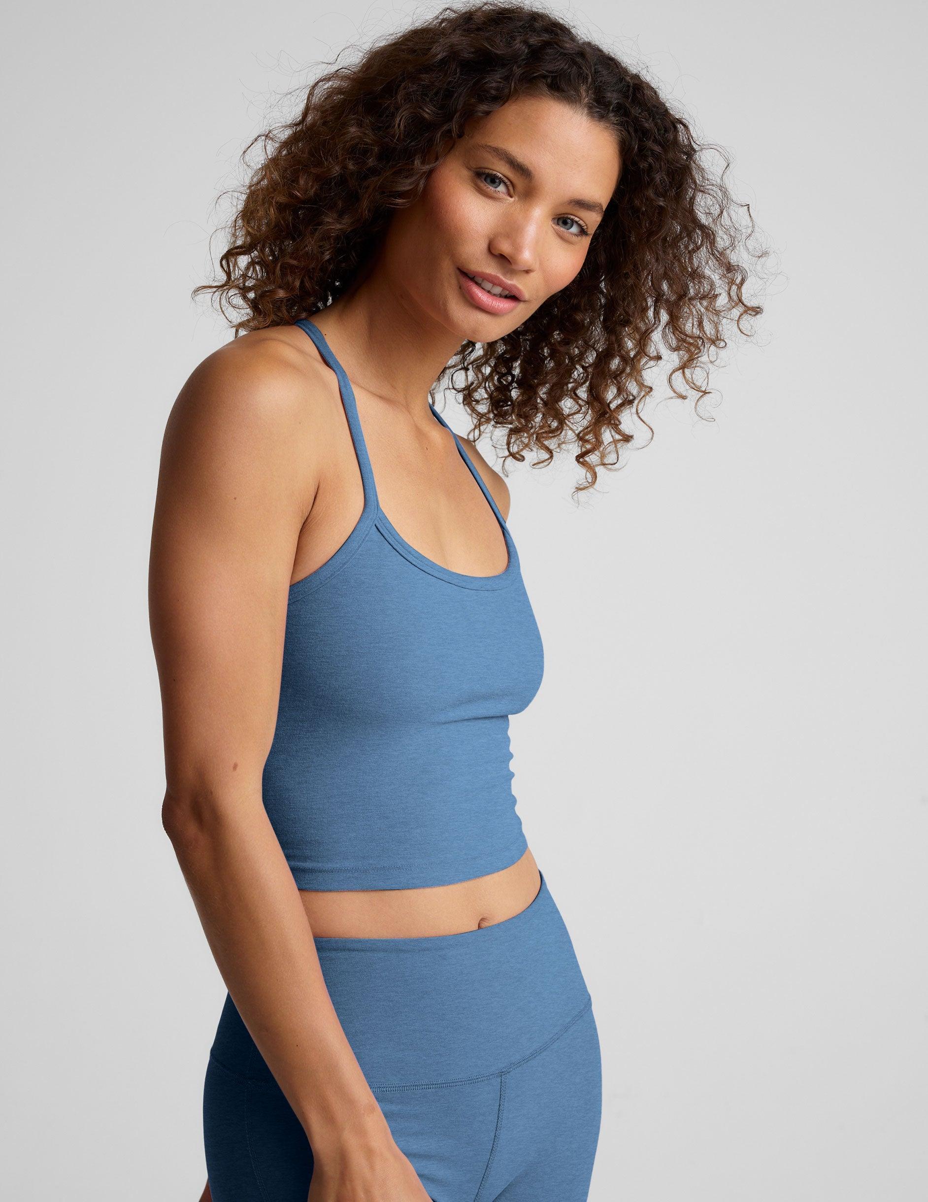 Spacedye Slim Racerback Cropped Tank Product Image