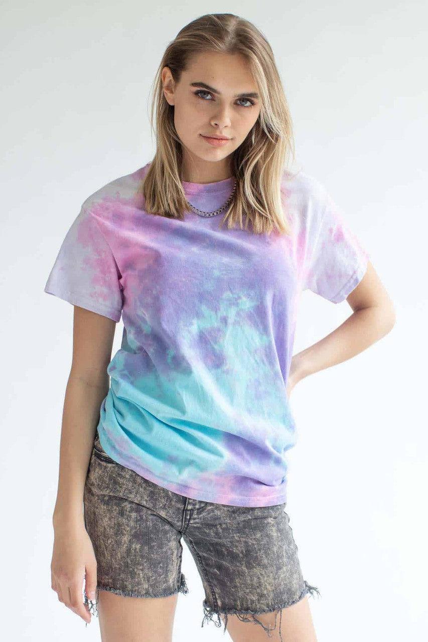 Cotton Candy Tie Dye Shirt Product Image