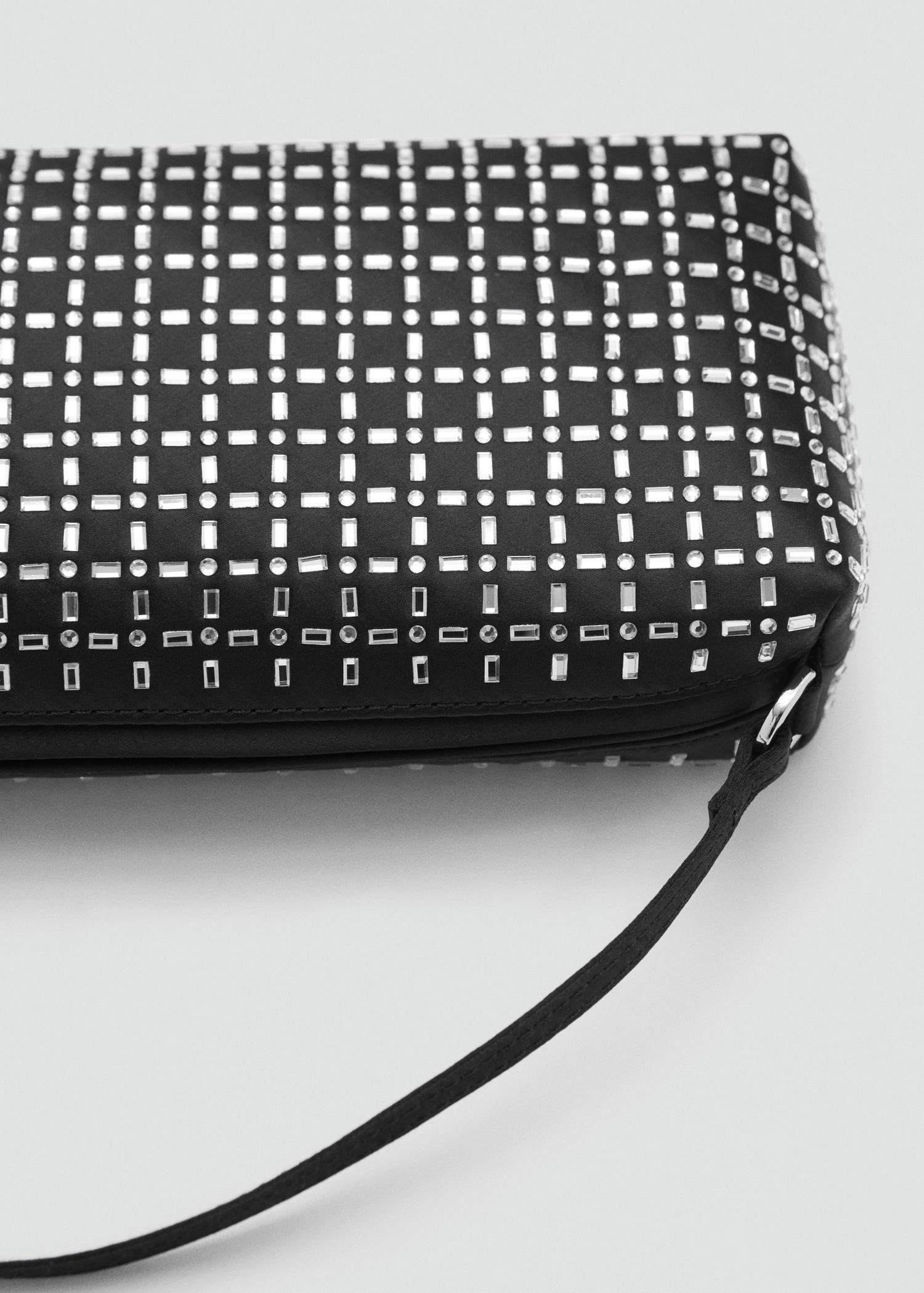 Mini bag with crystal appliqué - Women | MANGO USA Product Image