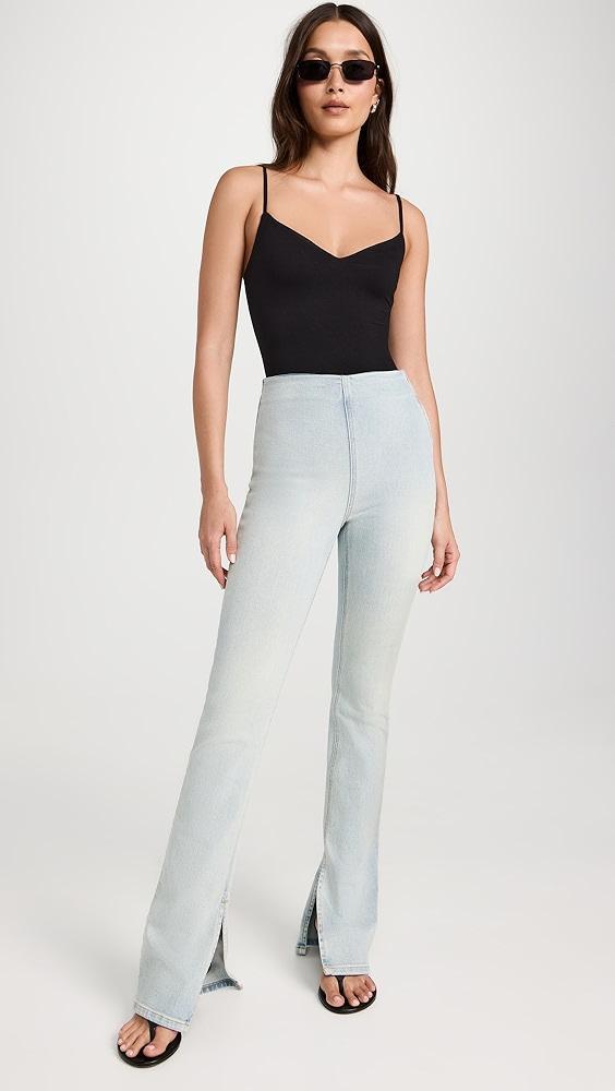 EB Denim Split Hem Jeggings | Shopbop Product Image