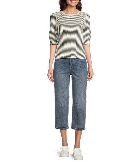 NYDJ Joni Lift Tuck® Technology High-Rise Relaxed Capri Jeans Product Image