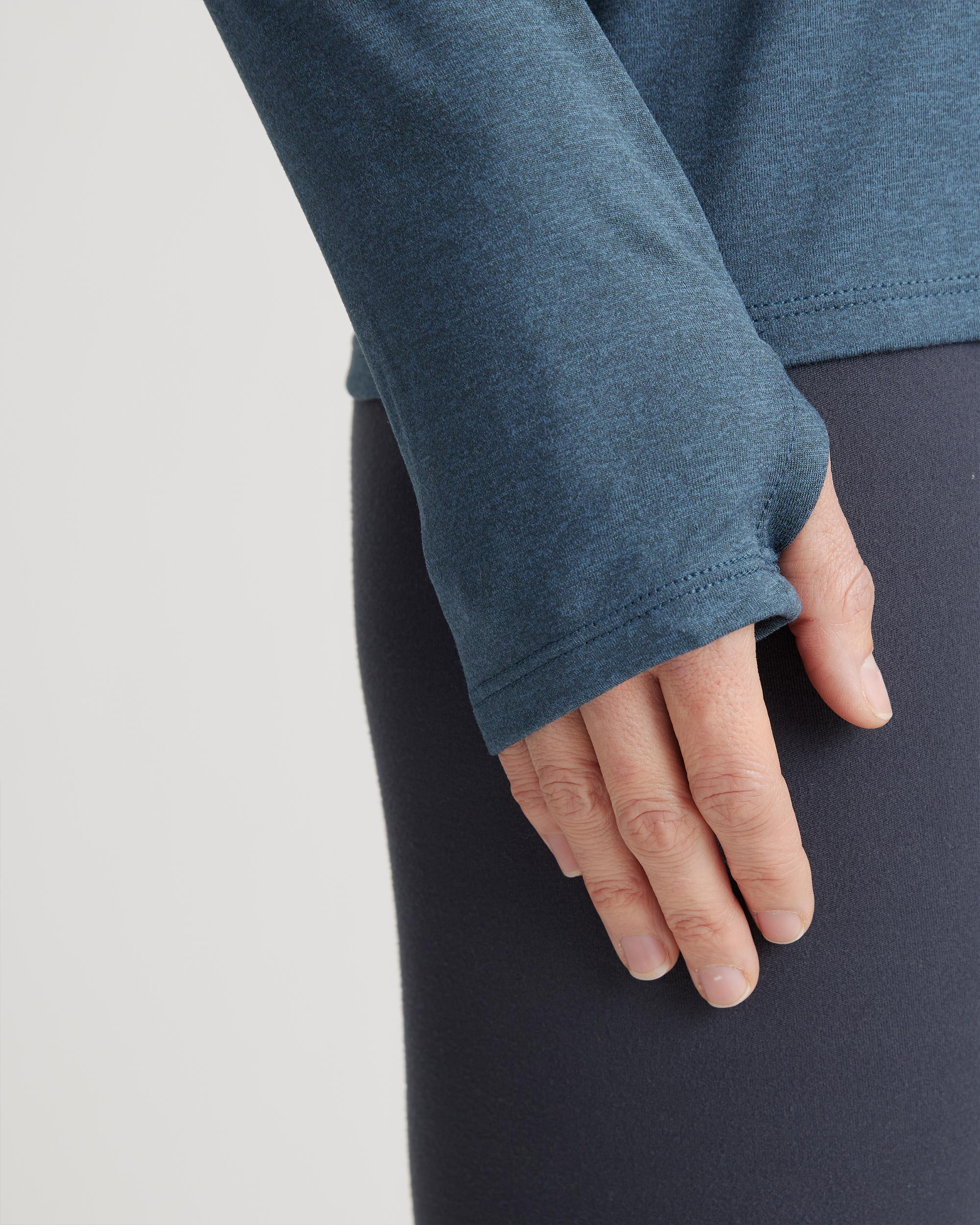 Quince | Women's Flowknit Breeze Long Sleeve Top Size XL, 100% Polyester Product Image