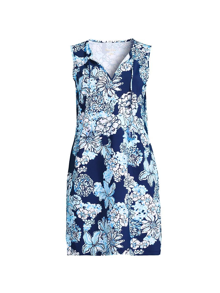 Womens Johana Floral Sleeveless Cover-Up Product Image