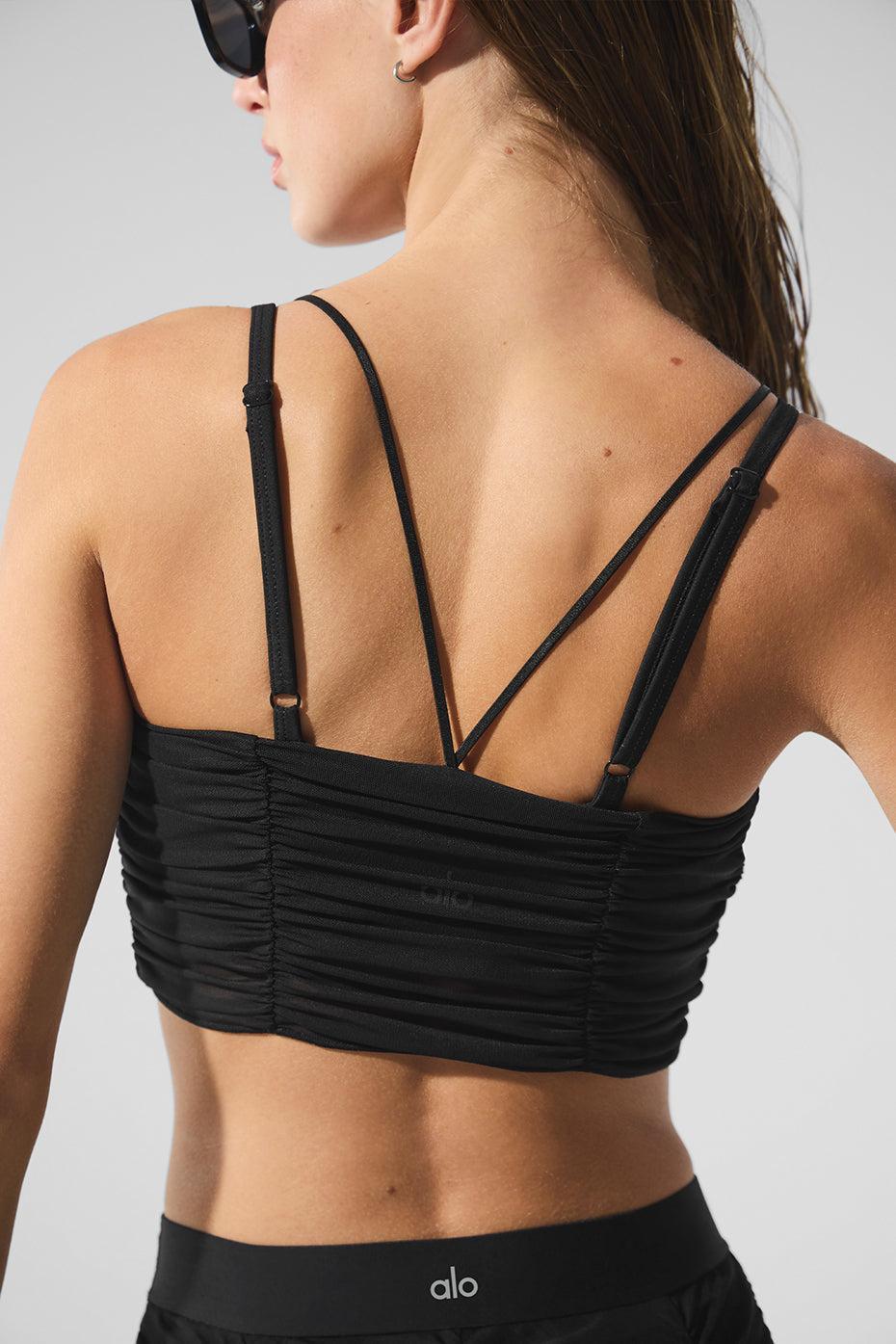 Airlift Mesh Cherish Bra - Black Product Image