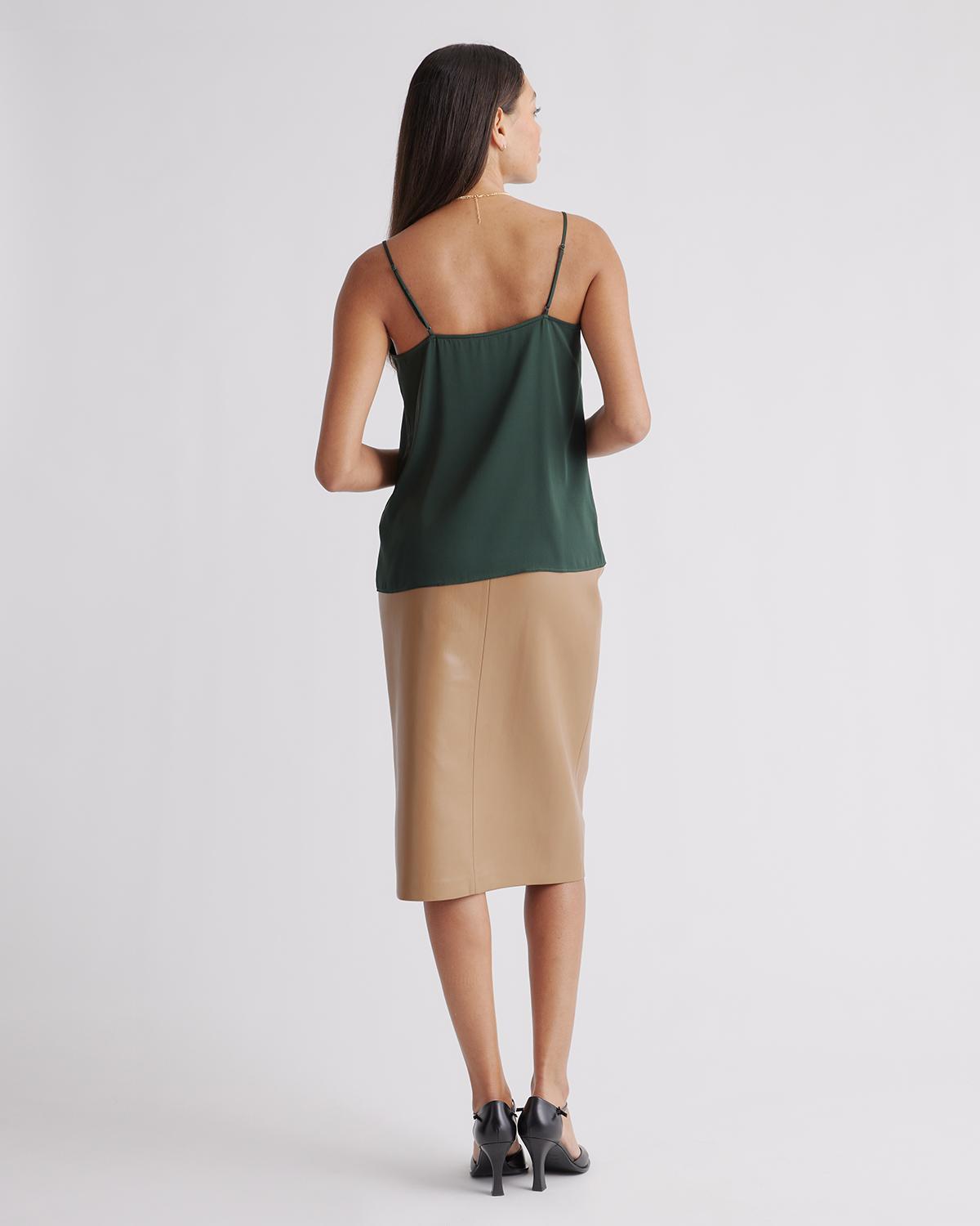 Quince | Women's Washable Stretch Silk V-Neck Cami Product Image