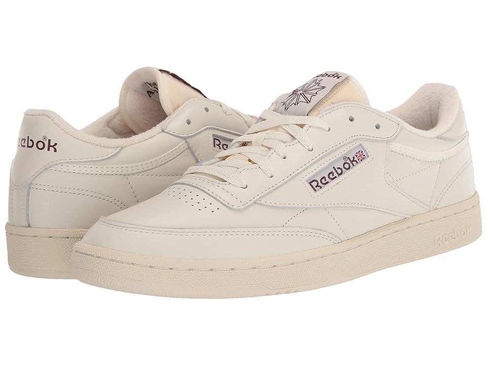 Mens Reebok Club C Vintage 85 Athletic Shoe - Chalk / Maroon Product Image