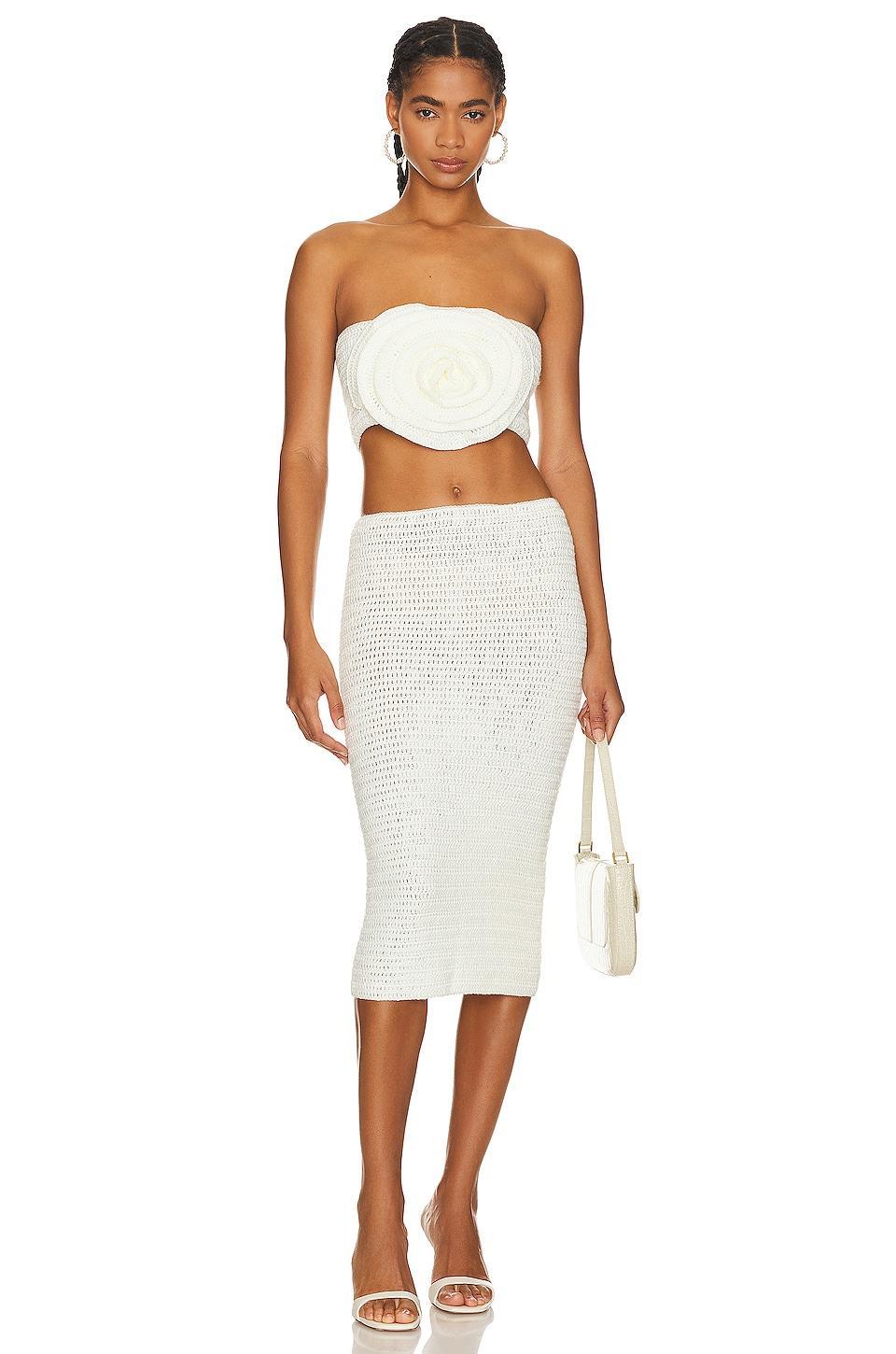 Maxi Rose Crop Top Bahia Maria Product Image