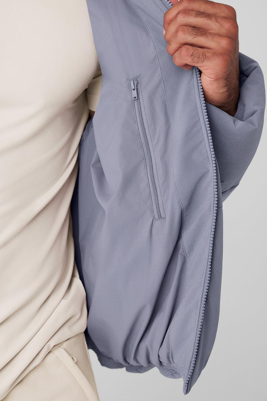 Stretch Woven Street Puffer - Fog Male Product Image