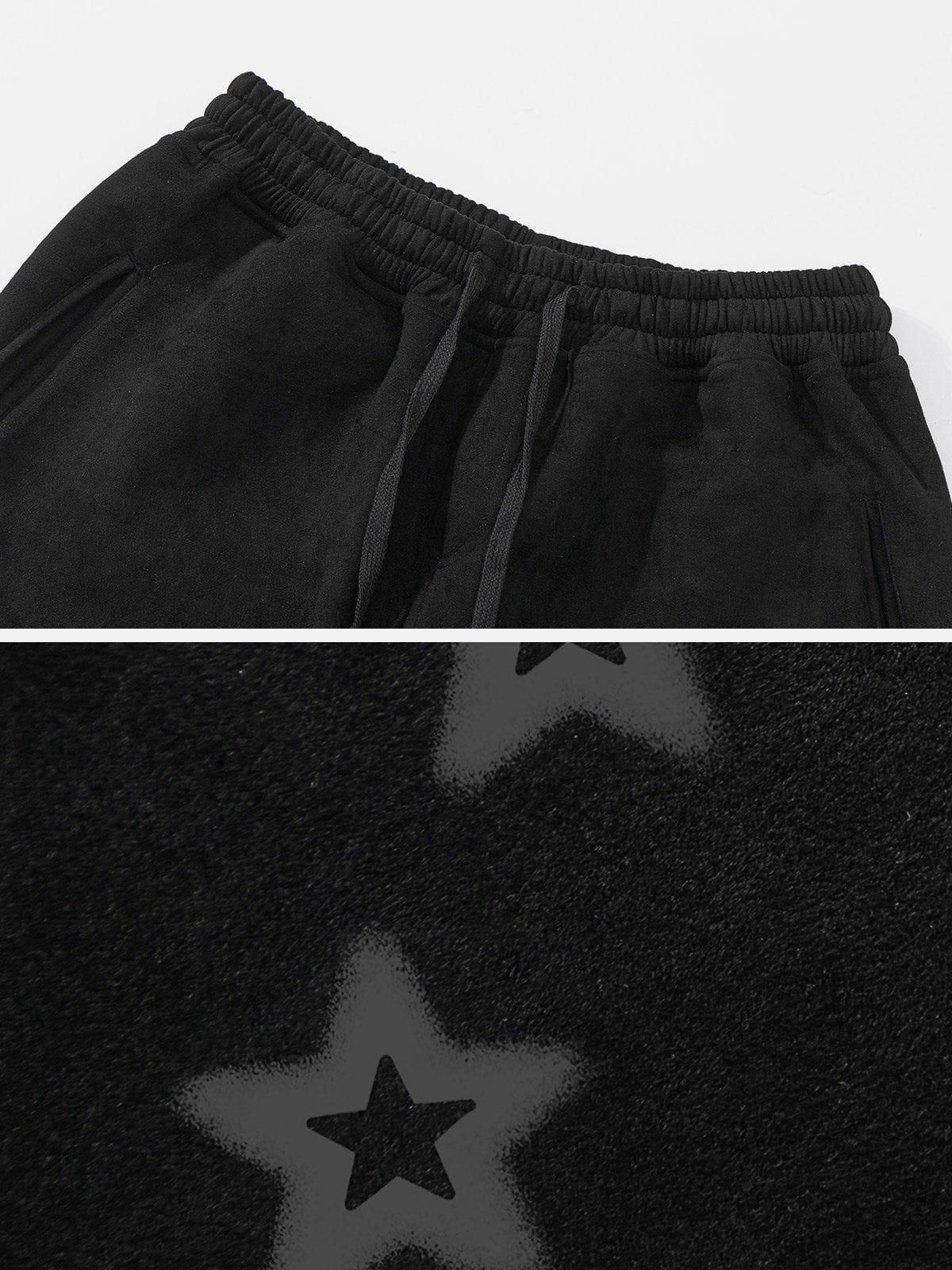Aelfric Eden Star Print Drawstring Sweatpants Product Image