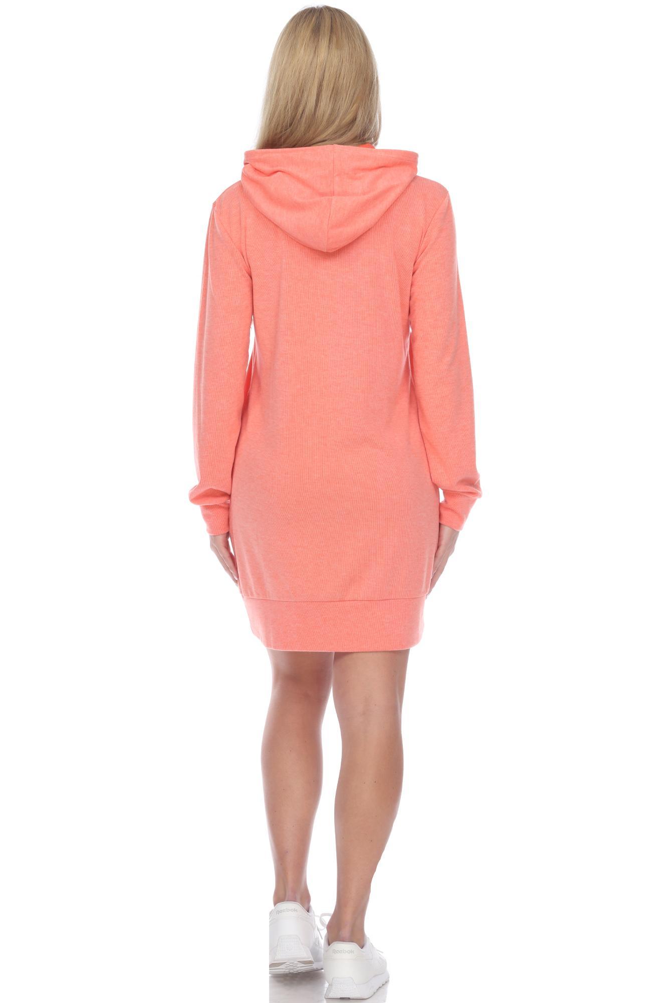White Mark Women's Hoodie Sweatshirt Dress Female Product Image