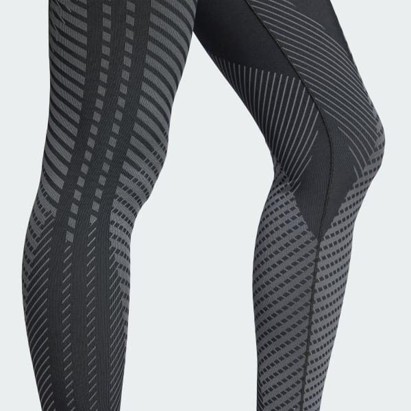 adidas Knitted Training 7/8 Leggings Black M Womens Product Image