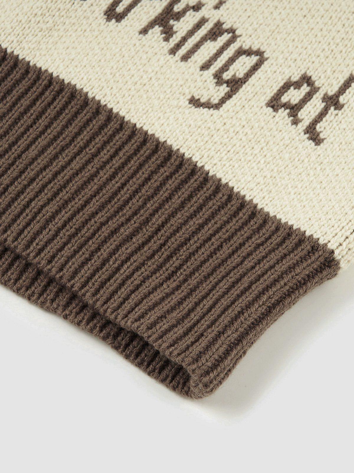 Aelfric Eden Color Blocking Cat Sweater Product Image