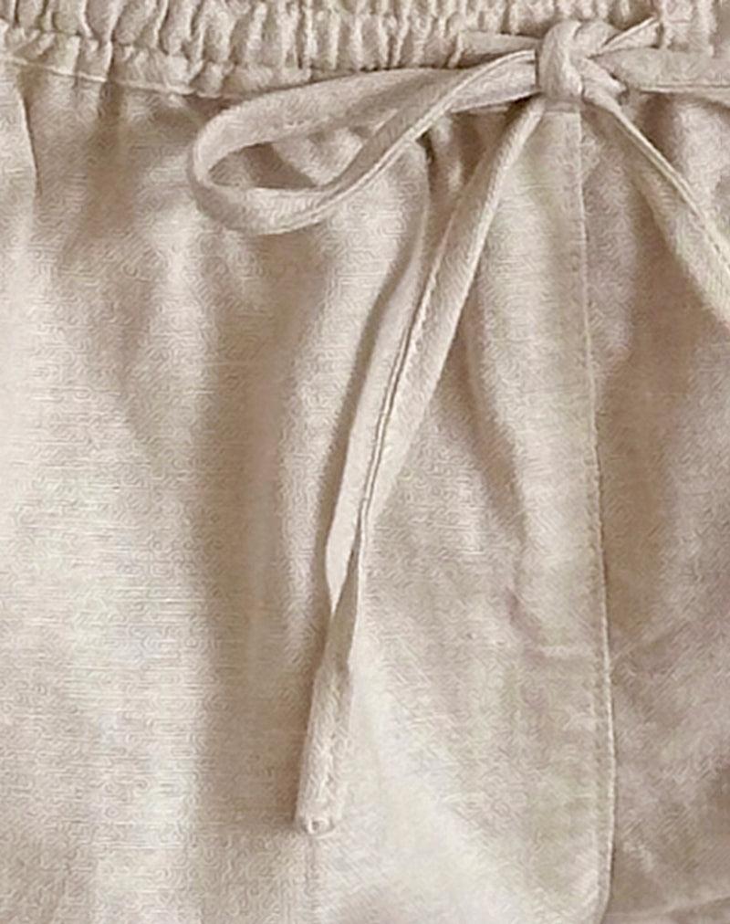 Nico Linen Short in Ecru Female Product Image
