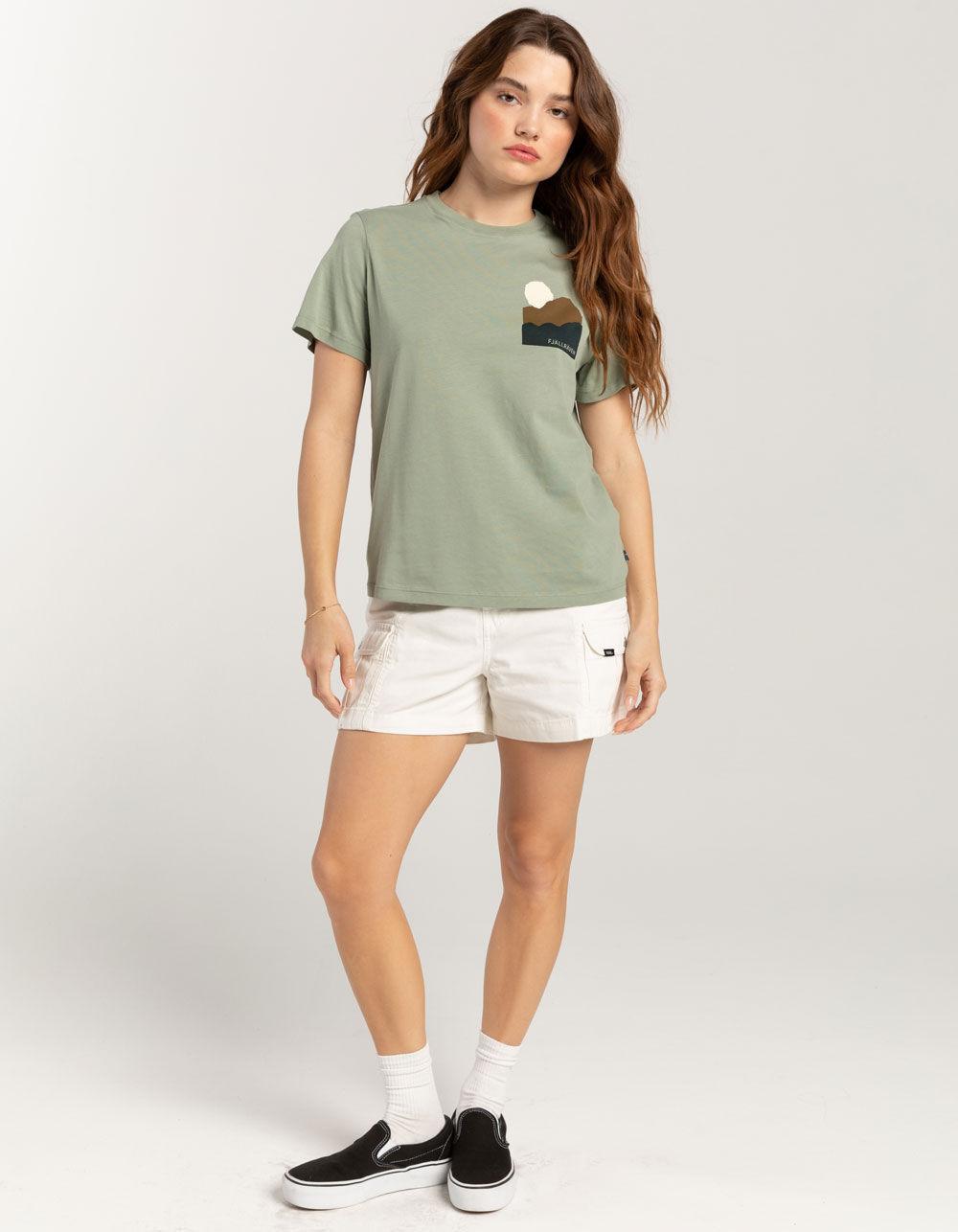 FJALLRAVEN Nature Womens Tee - GREEN Product Image