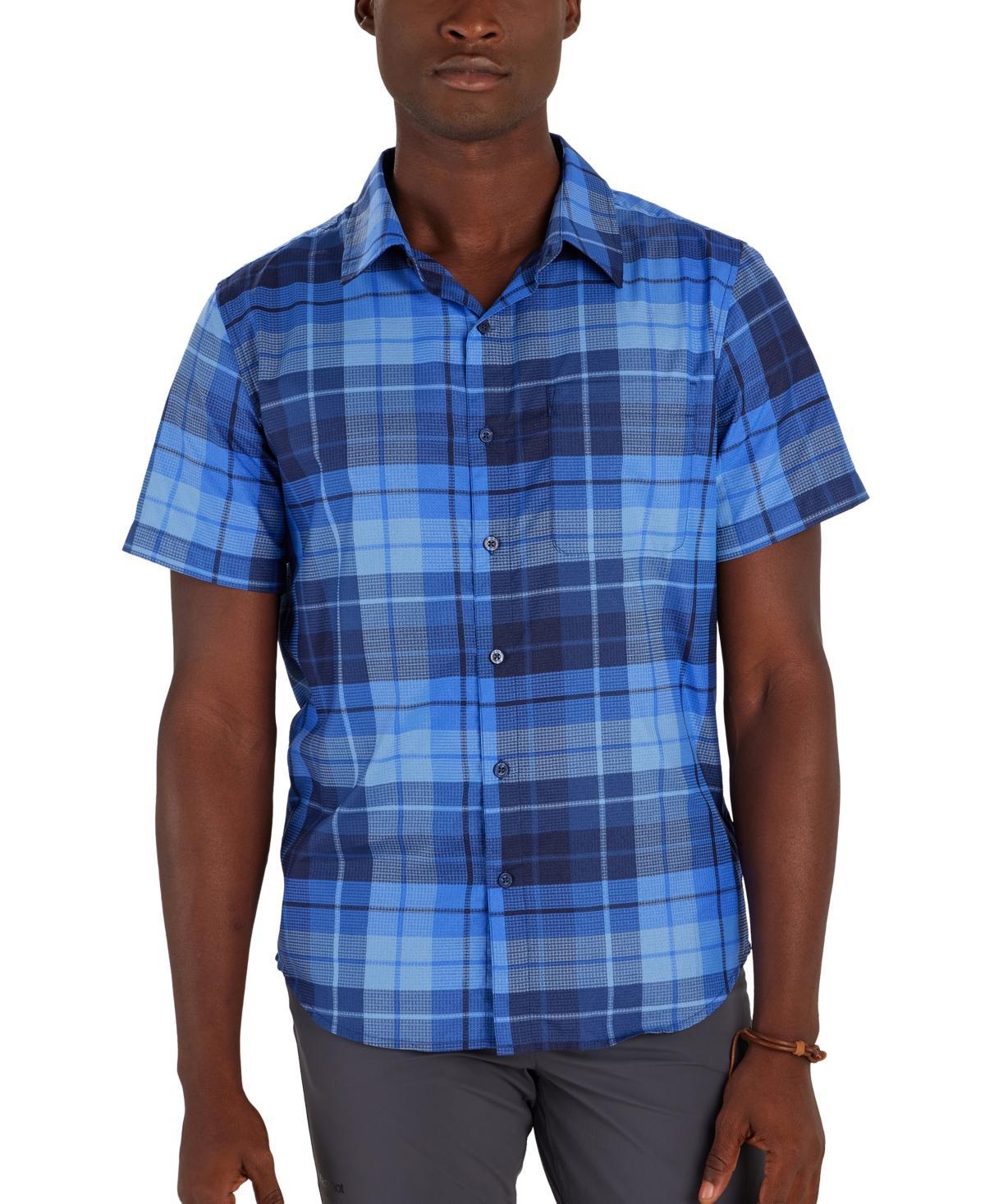 Marmot Mens Aerobora Patterned Button-Up Short-Sleeve Shirt Product Image