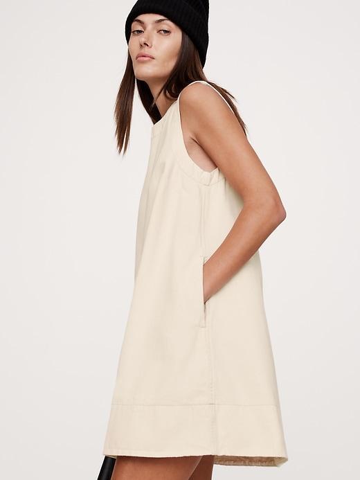 Italian Denim Mini Dress Product Image