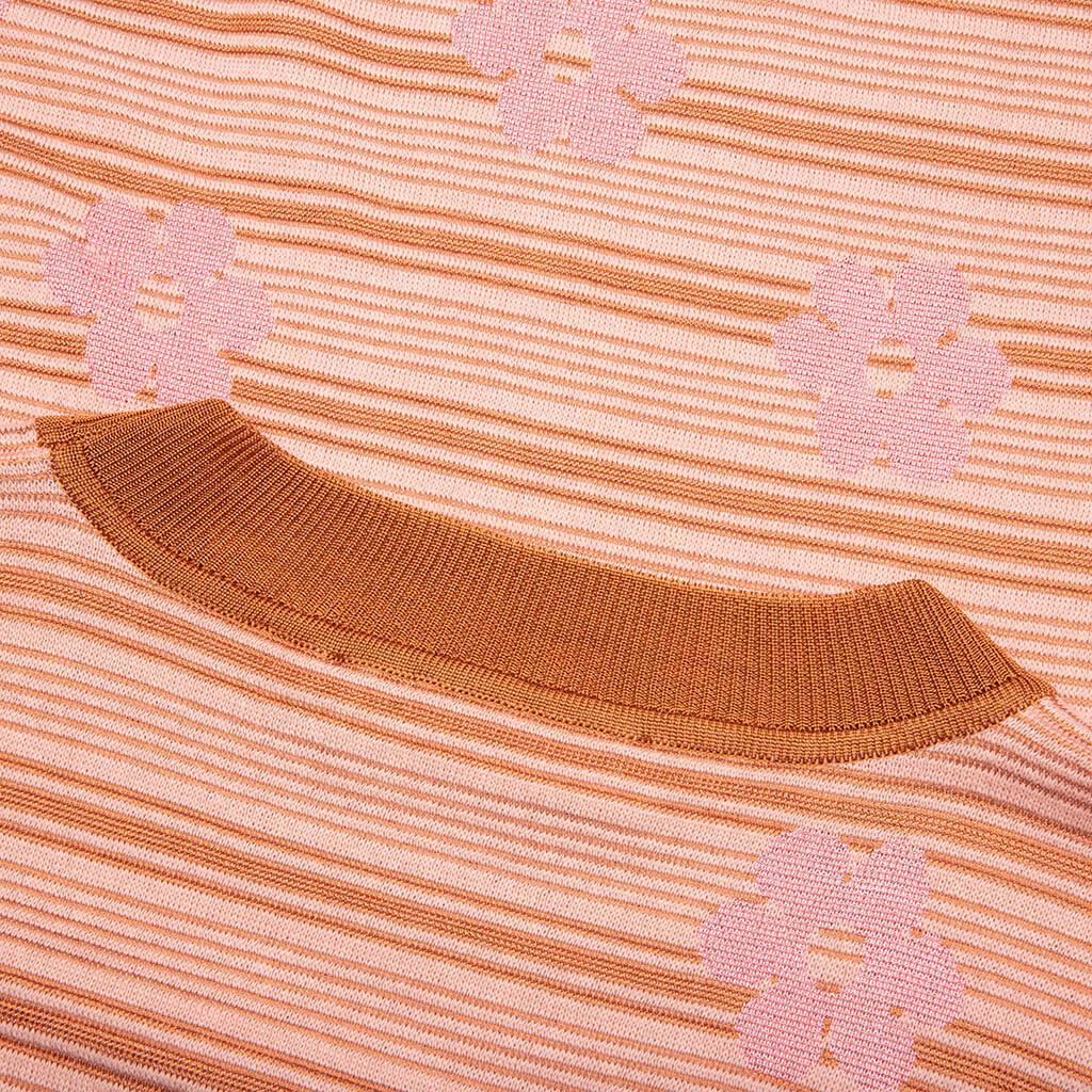 Striped Floral T-Shirt - Pink Gummy Male Product Image