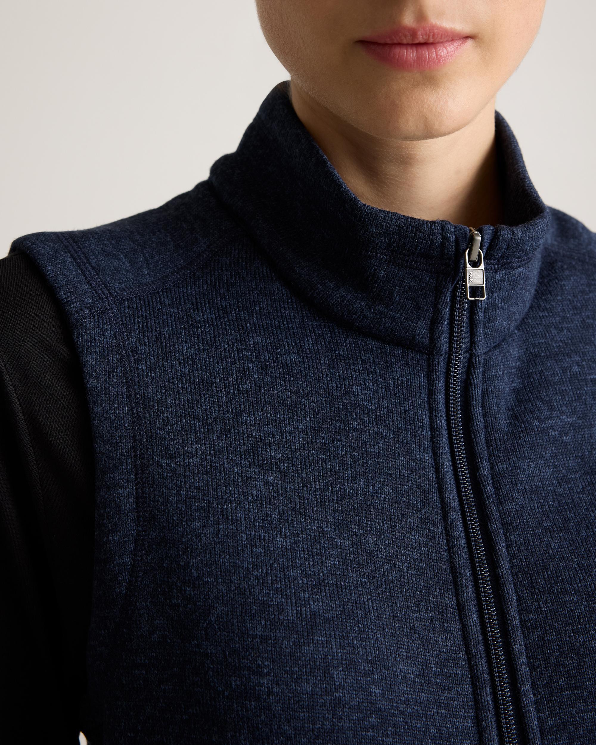 Quince | Women's Sweater-Knit Fleece Full-Zip Vest Recycled Polyester Product Image