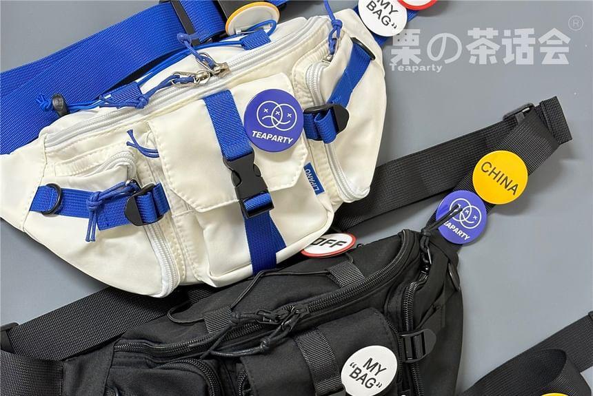 Drawstring Buckled Belt Bag / Bag Charm / Set Product Image