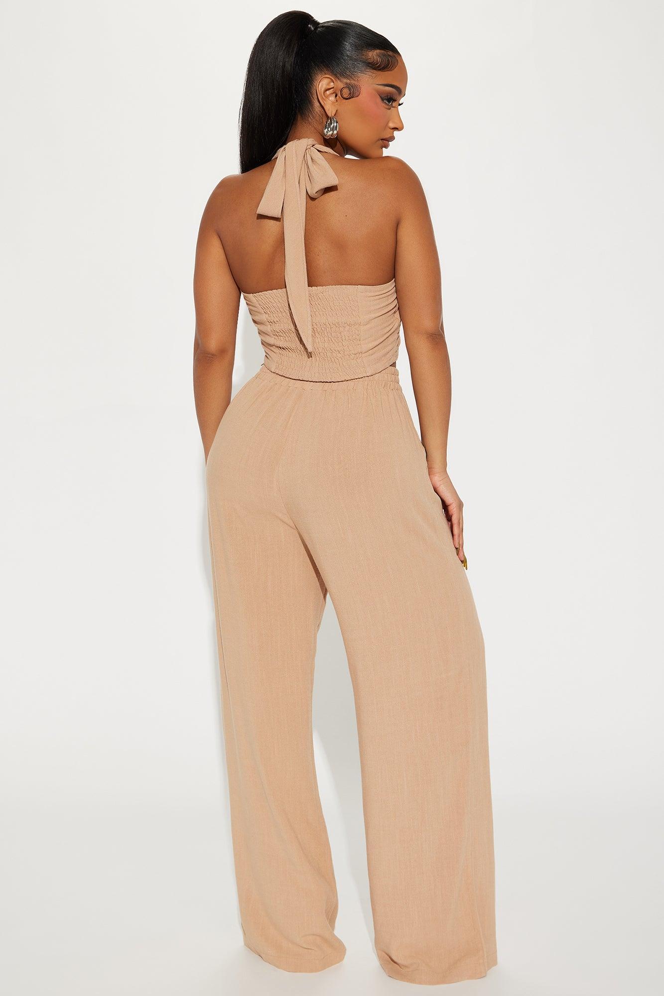 Georgia Pant Set - Khaki Product Image