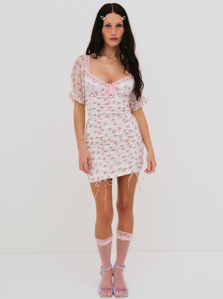 Robin Slip Dress — White Product Image