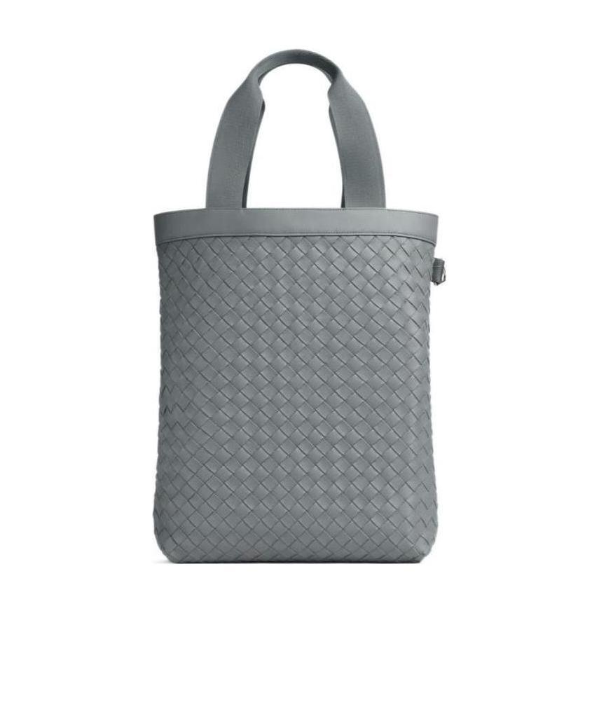 BOTTEGA VENETA Classic Intrecciato Todd Handbag In Gray Product Image
