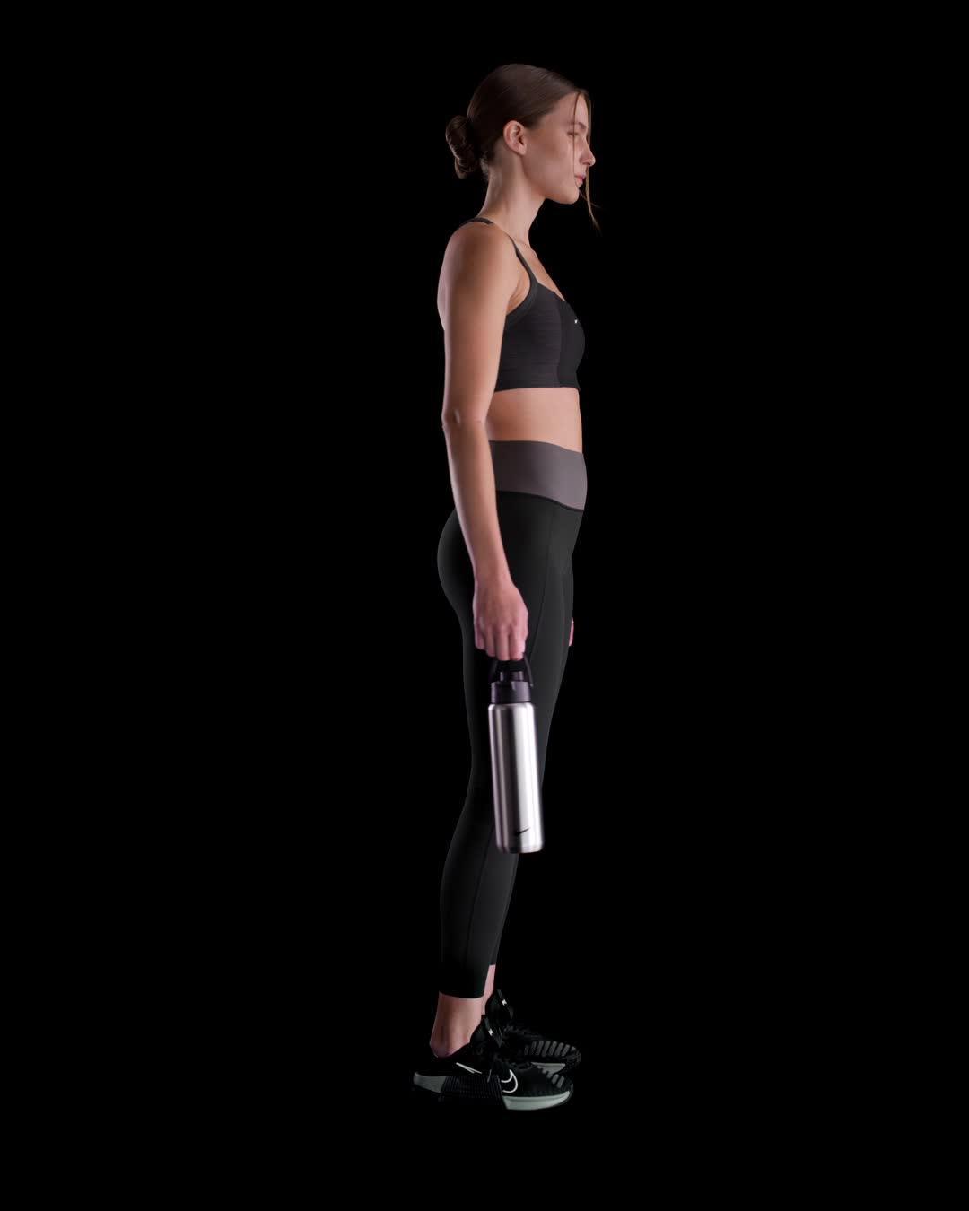 Nike Universa Women's High-Waisted 7/8 Leggings with No Front Seam Product Image