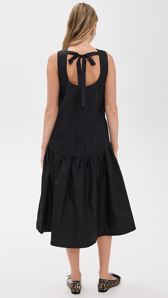 GANNI Duchesse Nylon Midi Dress | Shopbop Product Image