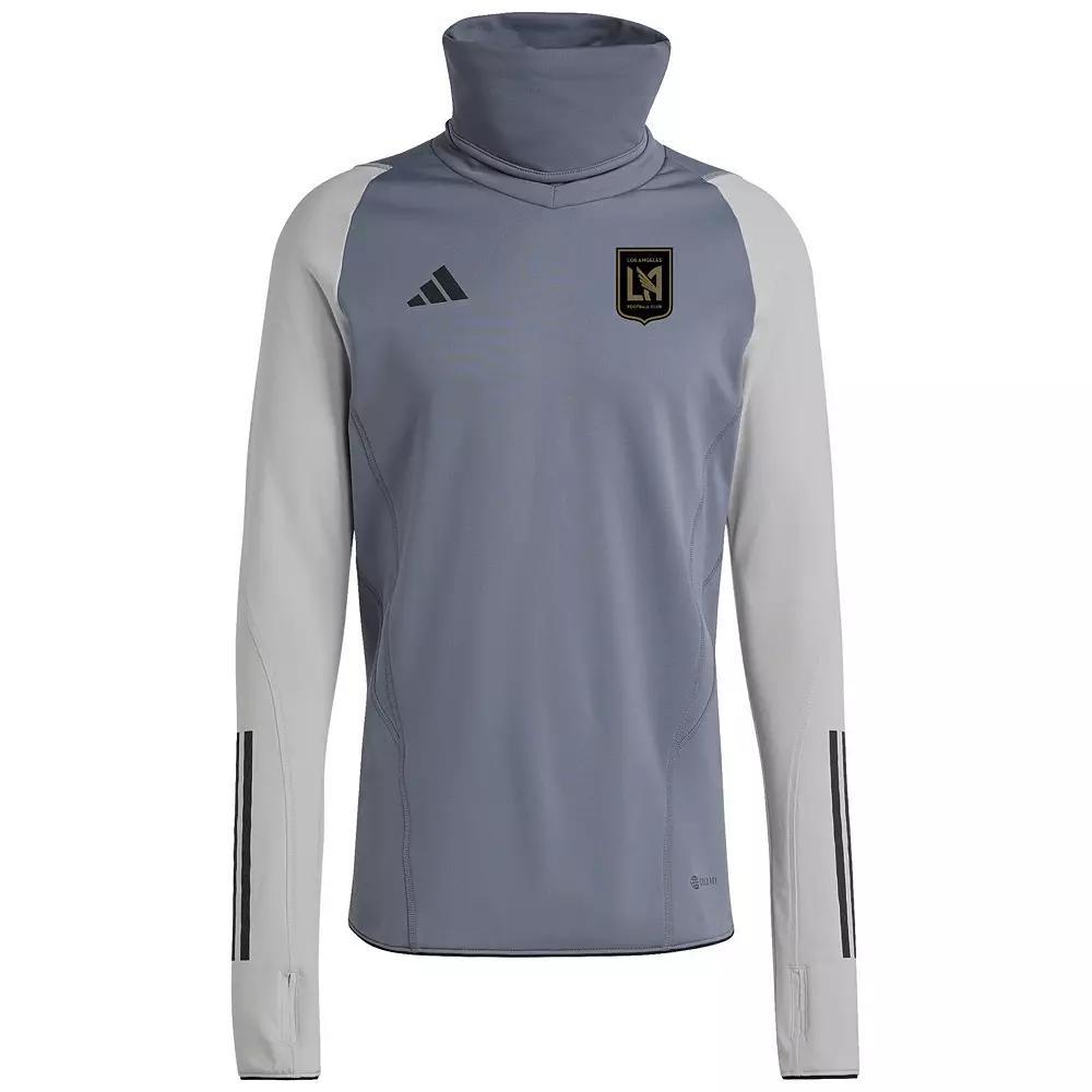 Mens adidas Gray San Jose Earthquakes Warm Raglan COLD.RDY Top Product Image