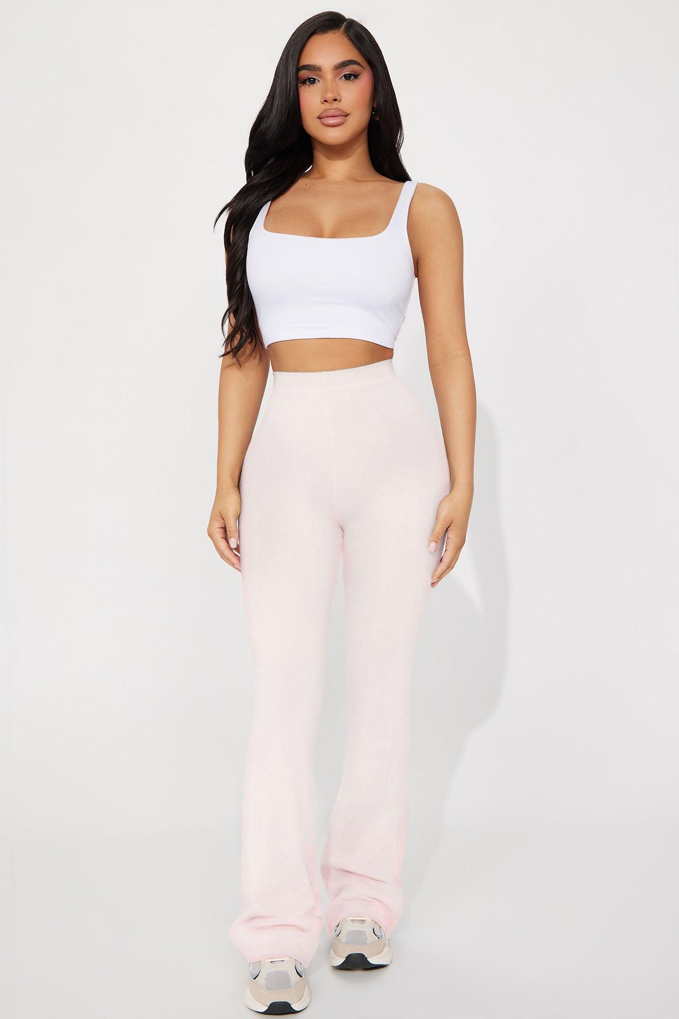 Adriana Flare Pant - Blush Product Image